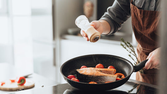 ryba, varenie, losos, ryby, kuchyna