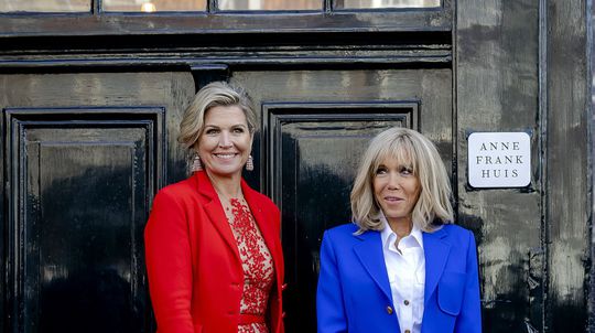 Francúzska prvá dáma Brigitte Macron a...