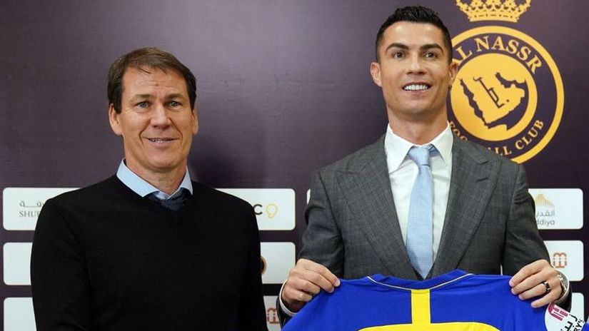 Rudi Garcia a Cristiano Ronaldo.