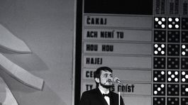 Konferenciér Milan Lasica v roku 1968 uvádza...