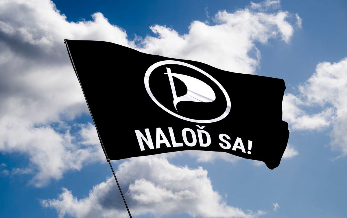 Slogan Pirátskej strany Slovenska.
