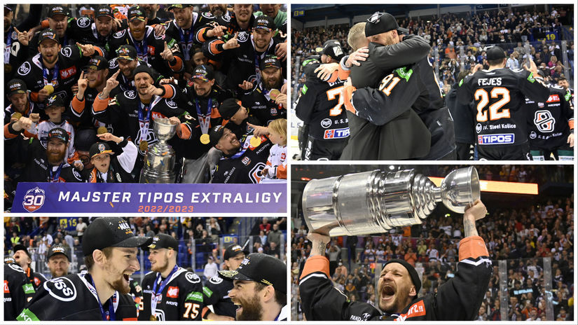 Ako prebiehal víťazný duel a oslavy s pohárom...