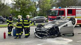 nehoda na Pajštúnskej ulici v Bratislave