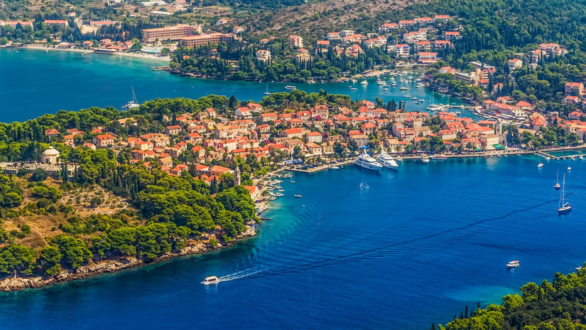 Cavtat, Chorvátsko, záliv, dovolenka, more,...