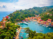 Portofino, Taliansko, dovolenka, cestovanie, more
