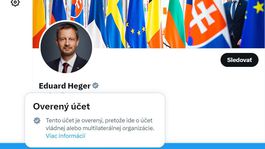 Profil Eduarda Hegera (Demokrati) má odznak...