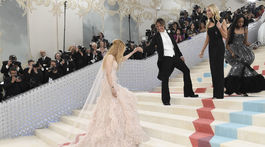 Herečka Nicole Kidman a jej manžel Keith Urban na podujatí MET Gala 2023.