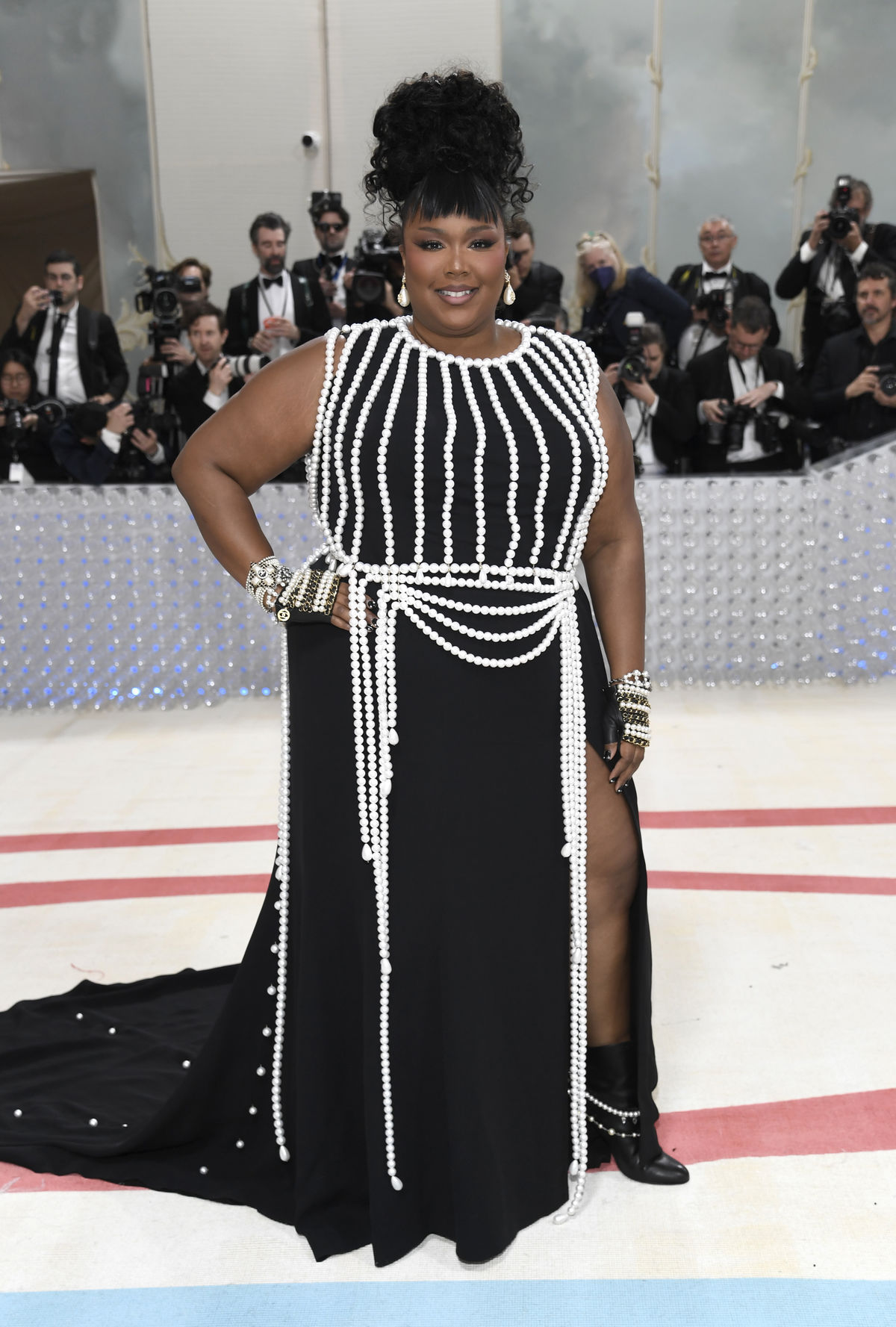 Speváčka Lizzo nechýbala na MET Gala v New Yorku.