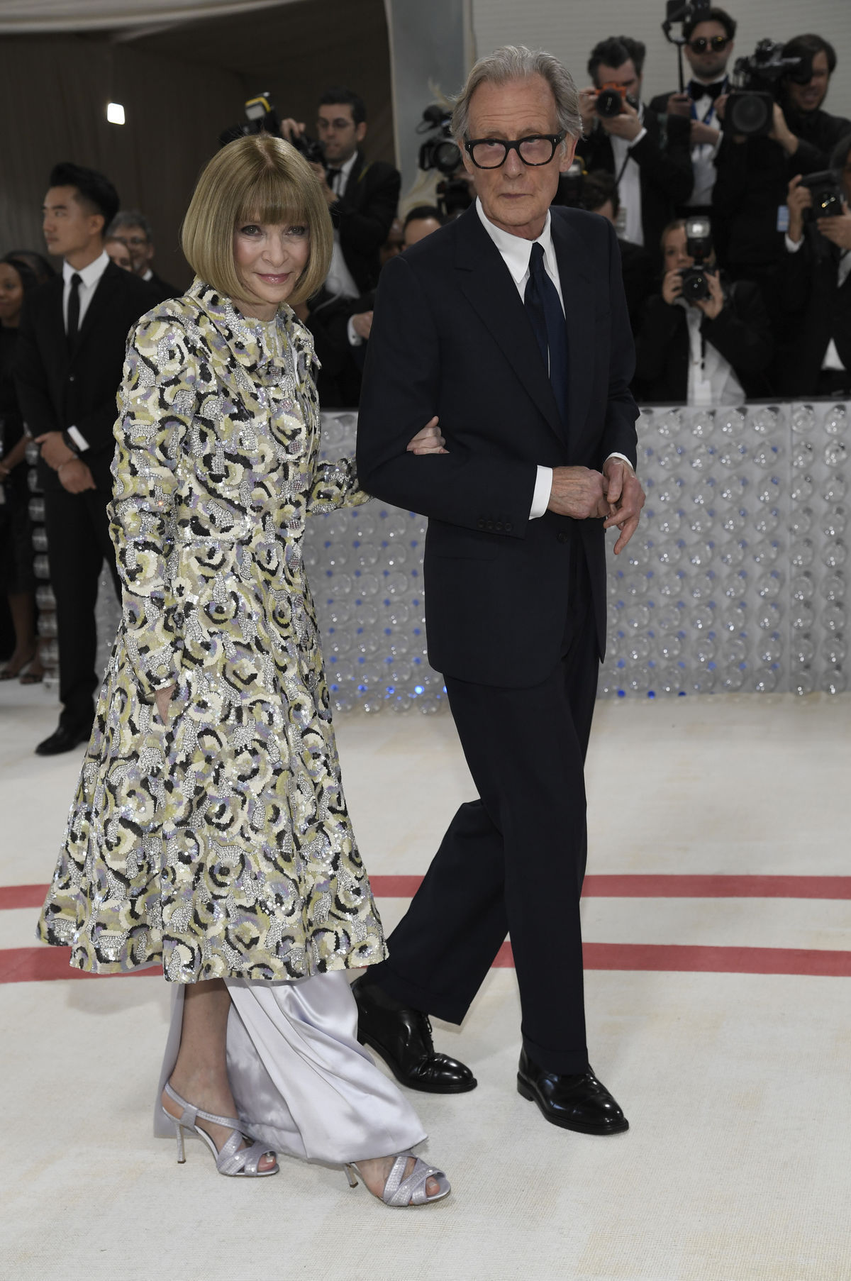 Šéfredaktorka magazínu Vogue Anna Wintour a...