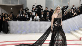Topmodelka Gigi Hadid a jej kreácia z dielne Givenchy.