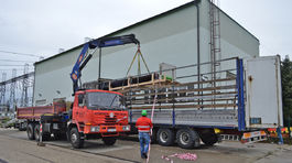 Ukrajiny, pomoc, kamión, elektrická energia, energetické zariadenia