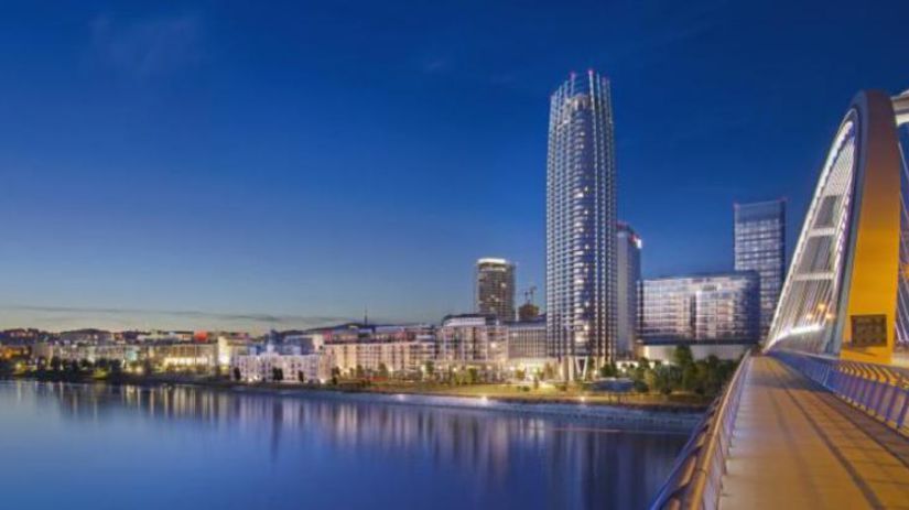 Vizualizácia Eurovea City po dokončení.