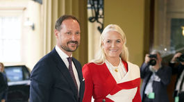 Nórsky korunný princ Haakon a jeho manželka Mette-Marit