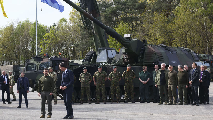 Ukrajinský prezident Volodymyr Zelenskyj...