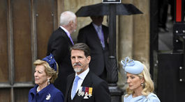 Grécky korunný princ Pavlos s manželkou Marie-Chantal,