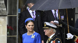 Švédsky kráľ Carl XVI Gustaf a krunná princezná Victoria