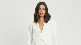 Dámske predĺžené oversized sako Tussah