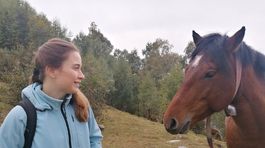 Anna Štrbová s koňom