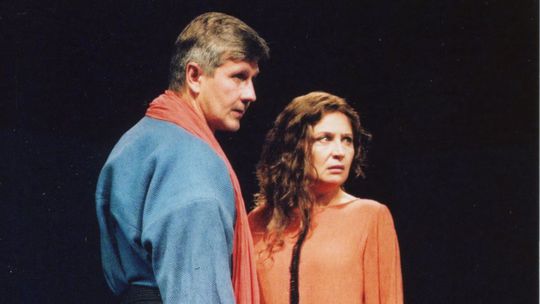 Vládca Oidipus, 2001. Ján Kroner a Emília...