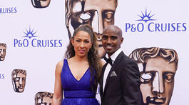 Mo Farah a jeho manželka Tania Farah 