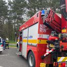 nehoda, kúty, hasiči