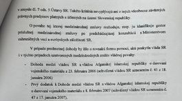 Právny názor ministerstva obrany