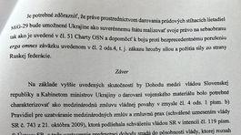 Právny názor ministerstva obrany