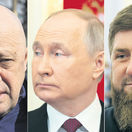 Putin, Kadyrov, Prigožin