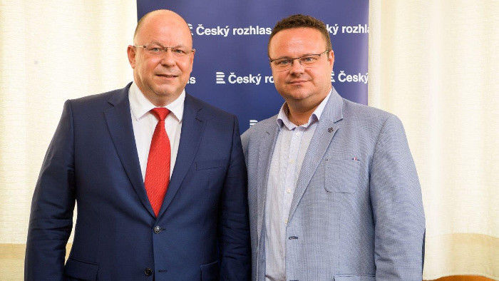 Generálni riaditelia RTVS Jaroslav Rezník a ČRo...