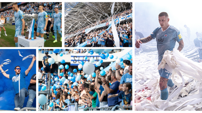 Slovanisti oslavujú svoj piaty titul v rade....