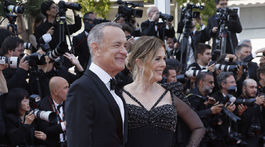 Herec Tom Hanks a jeho manželka Rita Wilson.