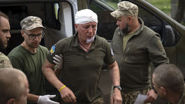 Rusko Ukrajina ranení vojaci Bachmut