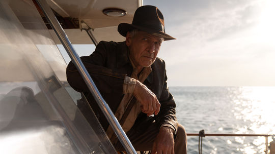 Harrison Ford ako Indiana Jones.