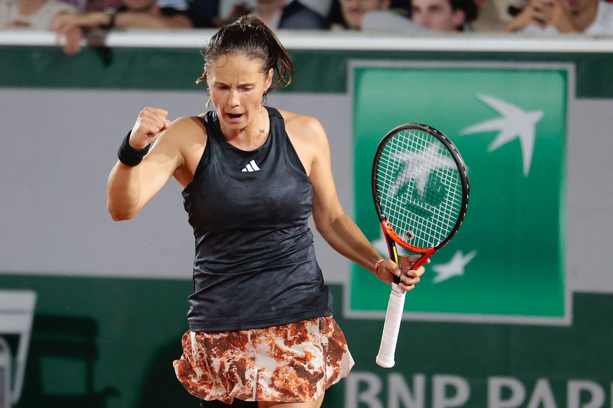 Daria Kasatkinová na Roland Garros 2023.