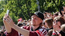 Lotyšsko Riga oslavy bronz