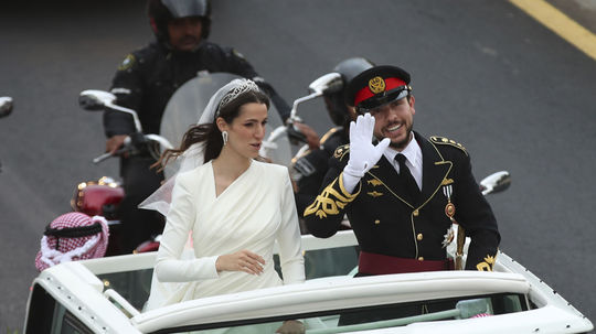 Jordánsky korunný princ Husajn bin Abdalláh si...