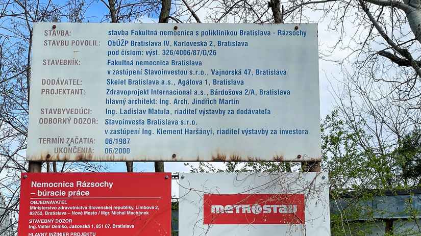 Začiatok výstavby nemocnice Rázsochy.