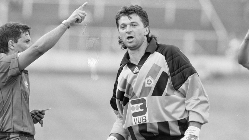 Brankár: Ladislav Molnár (na snímke z roku 1994...