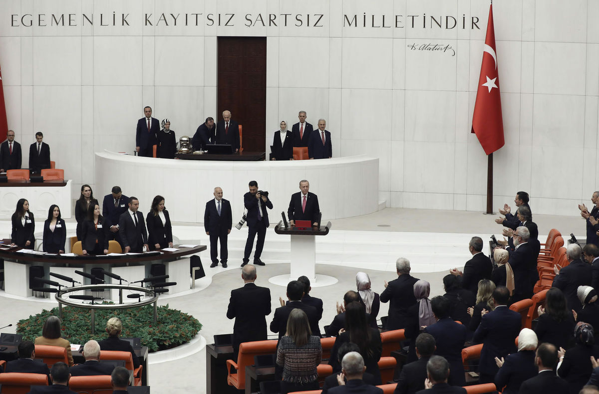 Staronový turecký prezident Recep Tayyip...
