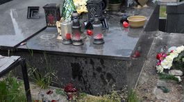 Na snímke porozbíjané kahance od medveďa na...