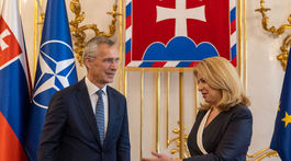 Zuzana Čaputová, Jens Stoltenberg, generálny tajomník NATO,
