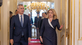 Zuzana Čaputová, Jens Stoltenberg, generálny tajomník NATO,