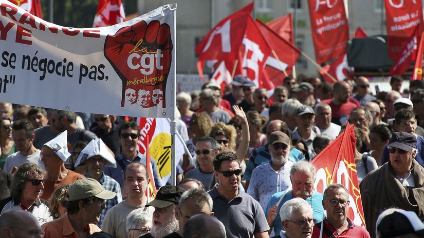 Francúzsko protesty reforma dôchodková