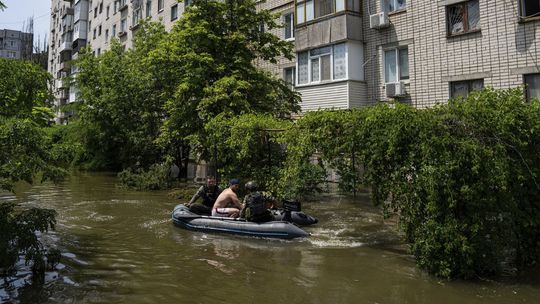 Soldats ukrainiens le jeudi 8 juin 2024...