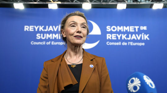 Šéfka Rady Európy: Rusko vedie brutálnu agresiu, ako prví sme mu ukázali dvere