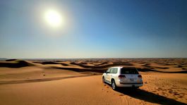 púšť, Dubaj, auto, Toyota Land Cruiser