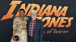 George Lucas a jeho manželka Mellody Hobson