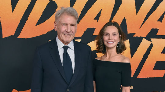 Herec Harrison Ford a jeho manželka Calista...