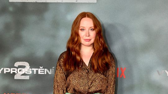 Herečka Alena Doláková na premiére filmu...