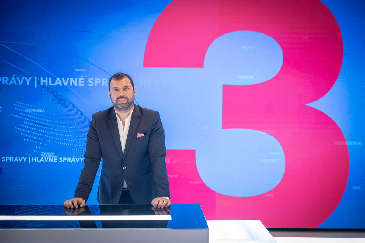 Generálny riaditeľ Televízie ta3 Ján Svoboda v...